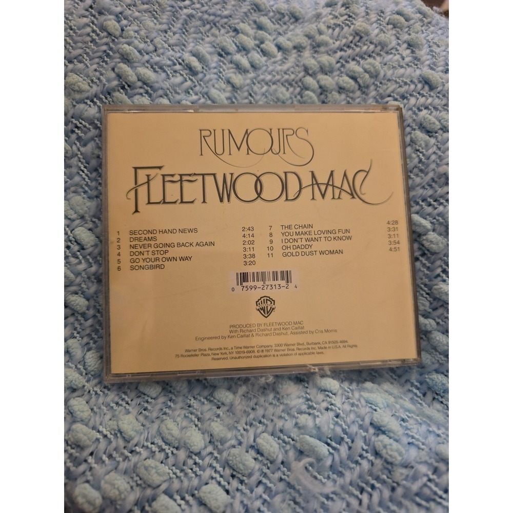 Rumours by Fleetwood Mac (CD, 1990) - Picture 2 of 9